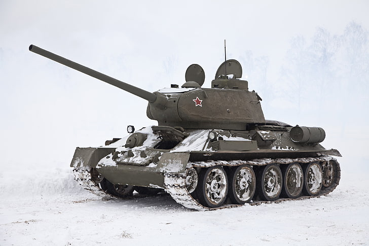 черен боен танк, зима, сняг, пистолет, мощност, танк, Blizzard, пробив, оръжия, колекция, Втората световна война, оборудване, международен, съветски, среден, калибър, WW2, крейсерски, частен, 2x7, DT-29, 62 мм, военен , ретро., T-34-85, 85 mm, двигатели на войната, събиране, ZIS-S-53, HD тапет