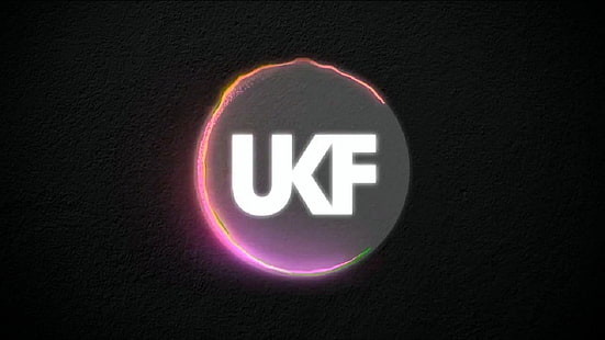 UKF trumma och bas, musik, logotyp, HD tapet HD wallpaper