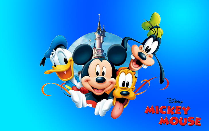 Mickey Mouse Donald Duck Pluto Dan Goofy New Hd Desktop Wallpaper, Wallpaper HD
