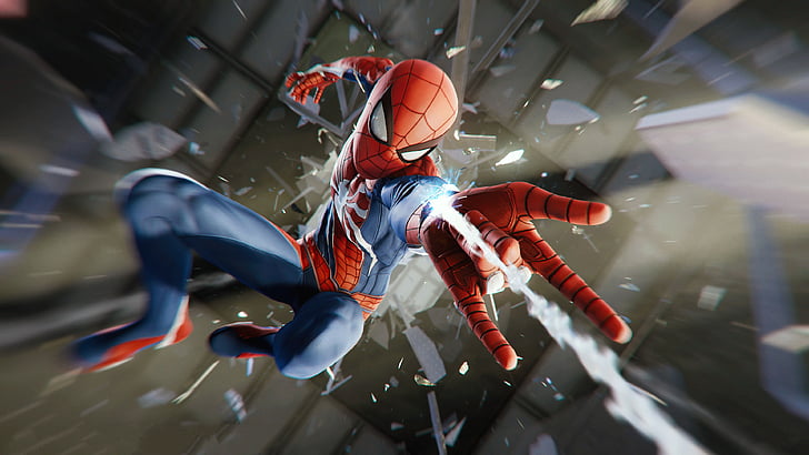 Spider-Man, PlayStation 4, 2018, 4K, Tapety HD