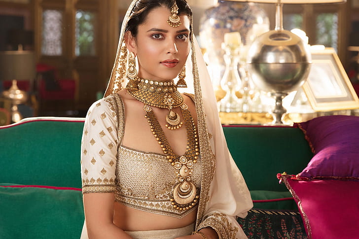 Models, Model, Earrings, Girl, Indian, Jewelry, Necklace, Woman, HD wallpaper