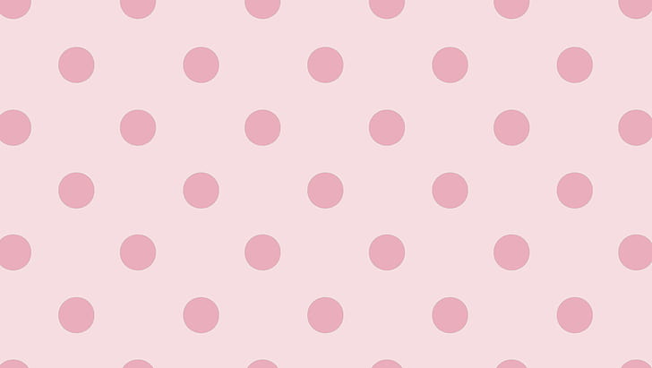 Art, Abstract, Polka Dot, Balls, Pink, art, abstract, polka dot, balls, pink, HD wallpaper