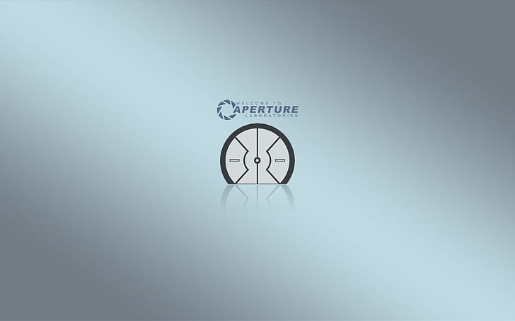 Aperture Portal HD, video game, portal, aperture, Wallpaper HD