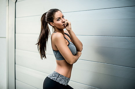 Model, 4K, Fitness, Janna Breslin, HD-Hintergrundbild HD wallpaper