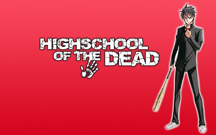Anime, Escola Secundária Dos Mortos, Takashi Komuro, HD papel de parede