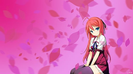 рыжеволосая девушка аниме персонаж иллюстрации, аниме, коноэ субару, майо чики!, HD обои HD wallpaper