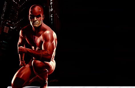Marvel Daredevil digitale Tapete, digitale Kunst, Daredevil, Marvel Comics, HD-Hintergrundbild HD wallpaper