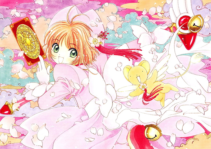 Digitale Tapete von Card Captor Sakura, Kinomoto Sakura, Card Captor Sakura, CLAMP, HD-Hintergrundbild