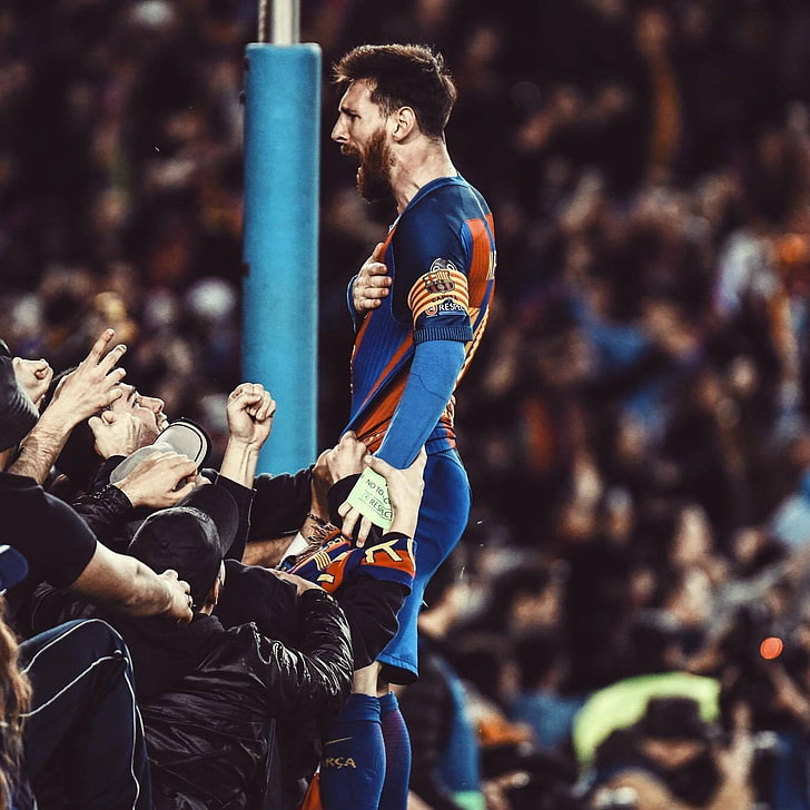 Lionel Messi, FC Barcelona, ​​fotbollsklubbar, fotboll, Lionel Messi, Camp Nou, HD tapet