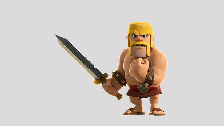 Video Game, Clash of Clans, Barbarian (Clash Of Clans), HD wallpaper