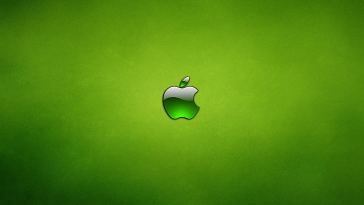 logotipo verde da Apple, verde, Apple, mac, osx, HD papel de parede
