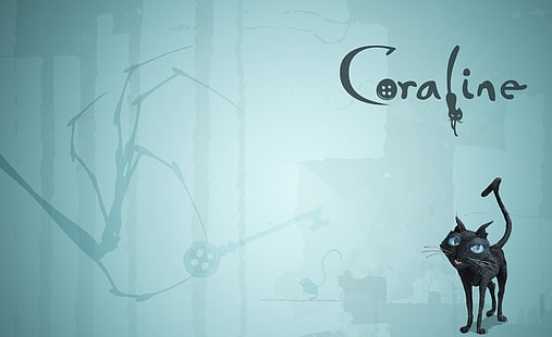 Keith David Sebagai Kucing Coraline, poster film Coraline, Kartun, Coraline, Keith, David, Wallpaper HD HD wallpaper