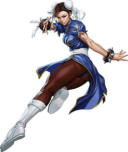 Street Fighter Chun-Li, Street Fighter, chun li, video games, simple background, white background, warrior, HD wallpaper HD wallpaper