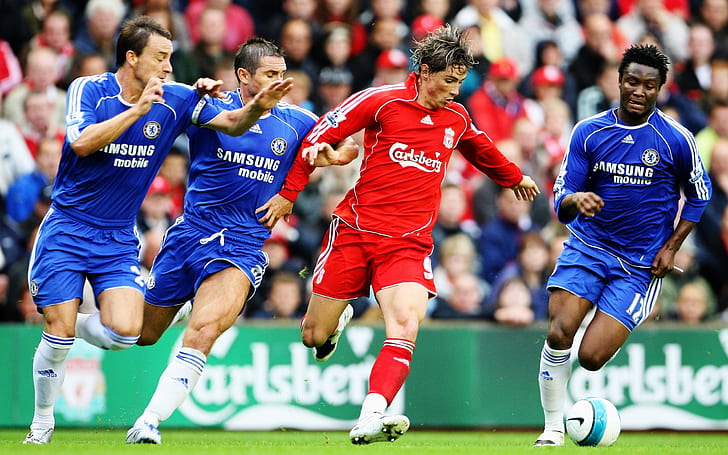 Football Club Liverpool, Liverpool, Chelsea, Anfield, Fernando Torres, Frank Lampard, John Terry, Tapety HD