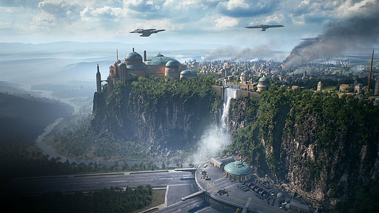 Naboo, Star Wars, Star Wars Battlefront II, videogiochi, Sfondo HD HD wallpaper
