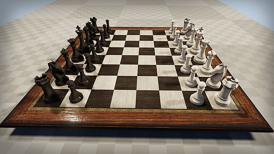 tavola, scacchi, classico, gioco, strategia, Sfondo HD HD wallpaper