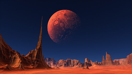 Weltraum, Landschaft, Planet, 1920 x 1080, HD-Hintergrundbild HD wallpaper