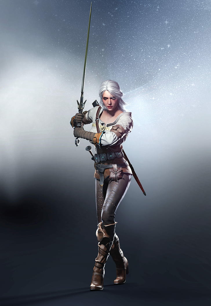 the witcher 3 wild hunt the witcher ciri, HD wallpaper