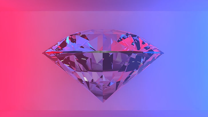 Diamanttapete, Cinema 4D, Diamanten, Juwelen, HD-Hintergrundbild
