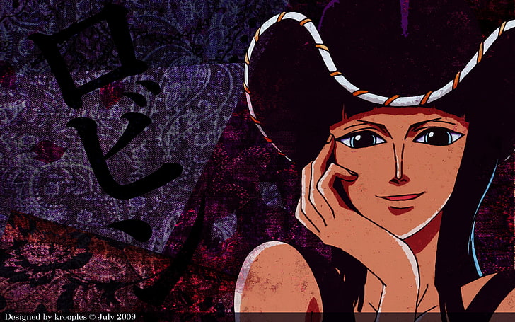 One Piece, anime, Nico Robin, HD papel de parede
