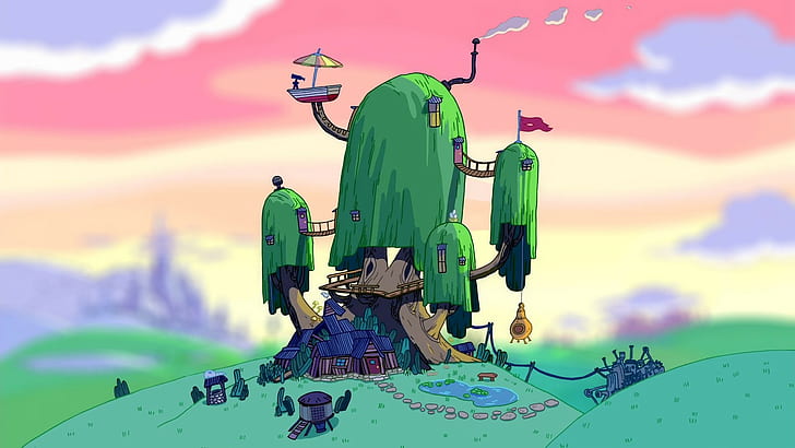 Fondo de pantalla de Adventure Time, Adventure Time, arte de fantasía, Fondo de pantalla HD