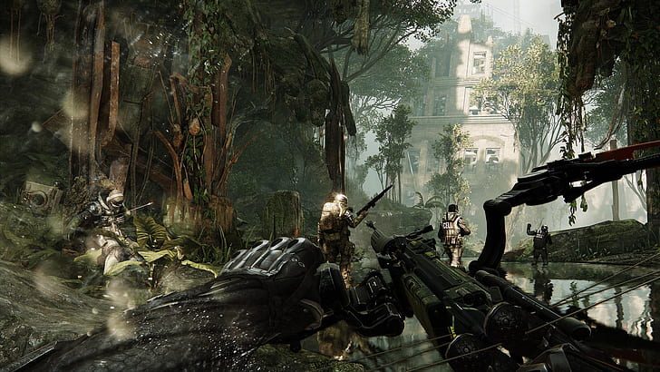 Crysis 3 E3 2012 Dambusters Bow Attack, 2012, crysis, dambusters, атака, игры, HD обои