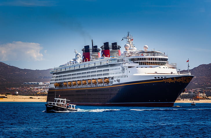 Cruise Ships, Cruise Ship, Disney Wonder, HD wallpaper