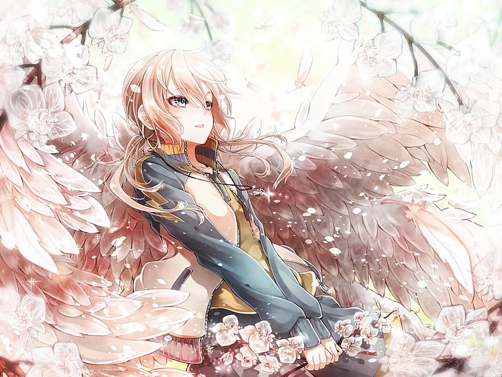 geflügelte weibliche Figur Wallpaper, Anime, Anime Girls, Inazuma Eleven, Flügel, HD-Hintergrundbild