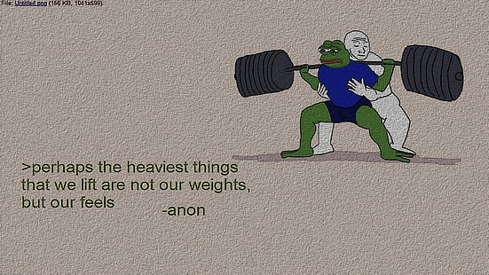 Pepe kurbağa taşıyan halter, duygular, kurbağa, 4chan, memes, Pepe (meme), HD masaüstü duvar kağıdı HD wallpaper
