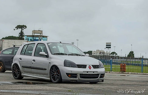 Renault Clio, Renault, Luft, HD-Hintergrundbild HD wallpaper
