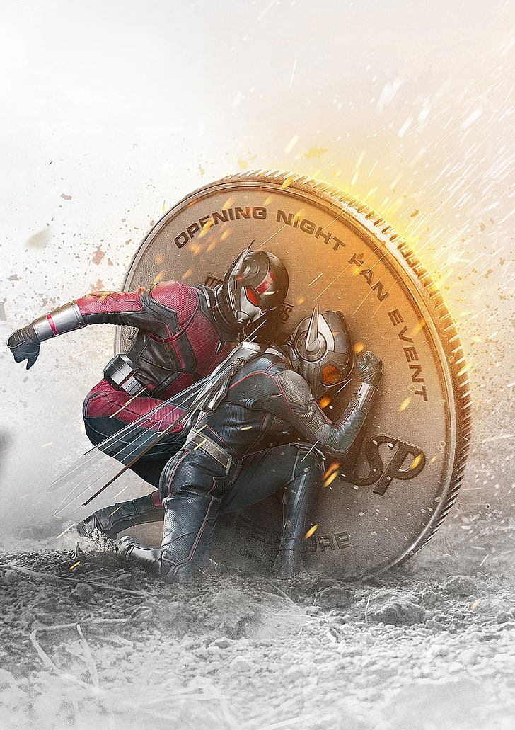 Ant-Man and the Wasp, Adventure, Action, 2018, Marvel Comics, Sci-Fi, HD wallpaper