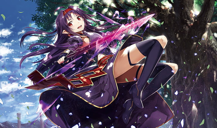 female anime character, anime, Sword Art Online, HD wallpaper
