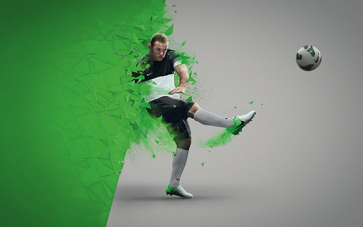 Wayne Mark Rooney English Footballer, soccer player digital wallpaper, Sports, Football, HD wallpaper