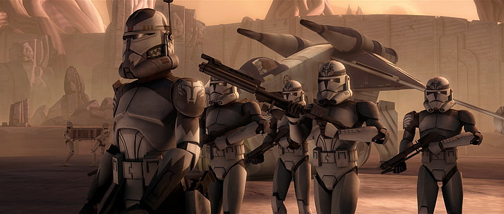 Clone Trooper, Междузвездни войни, HD тапет