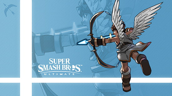Видеоигра, Super Smash Bros. Ultimate, Pit (Kid Icarus), HD тапет HD wallpaper
