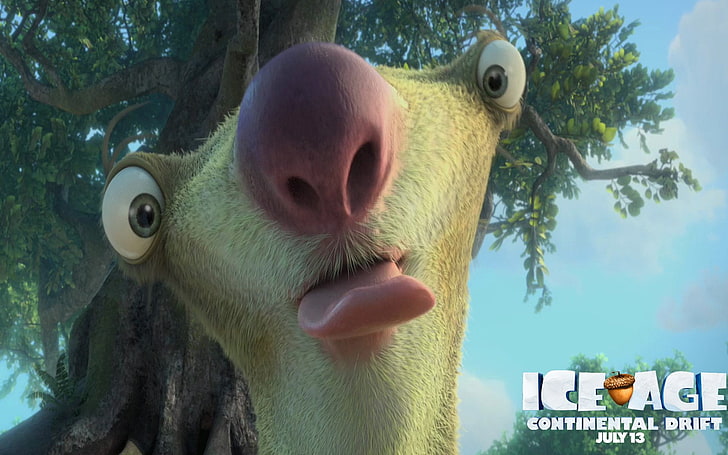 Ice Age, Ice Age: Continental Drift, Sid (Ice Age), Wallpaper HD