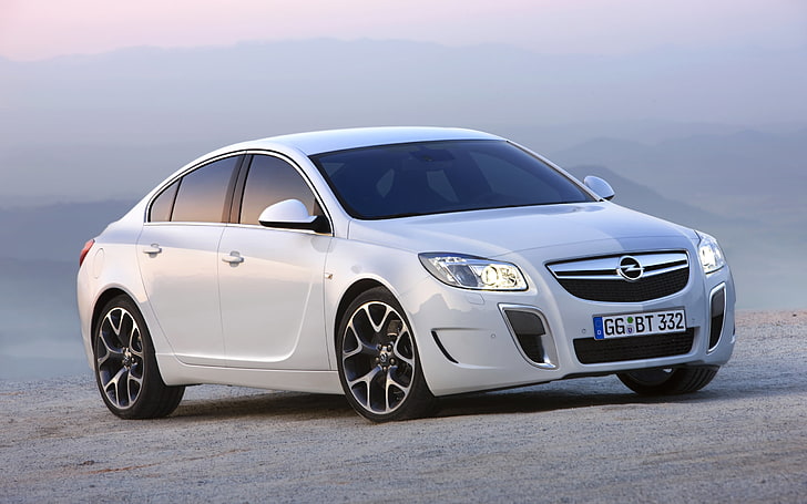 Opel Insignia OPC 2014, vit Opel sedan, Bilar, Opel, 2014, HD tapet