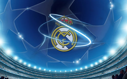 Logo Realu Madryt, piłka nożna, Real Madryt C.F., Tapety HD HD wallpaper