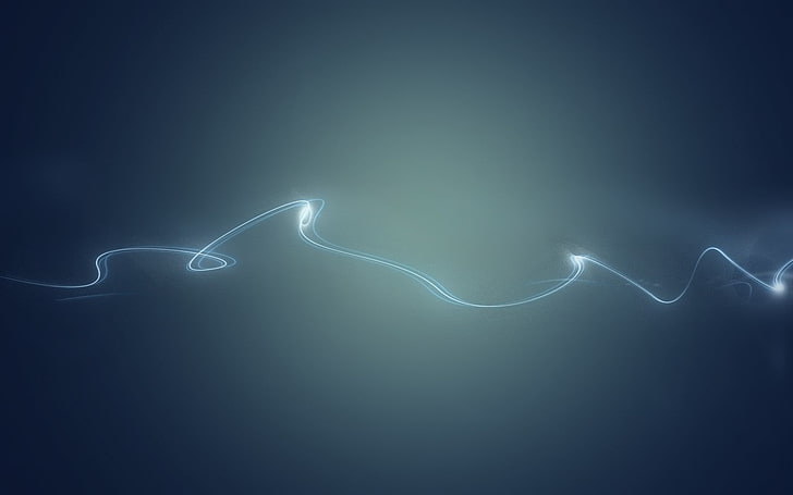 simple background, waveforms, HD wallpaper