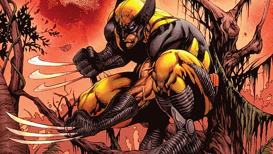X-Men, Wolverine, Marvel Comics, Fond d'écran HD HD wallpaper