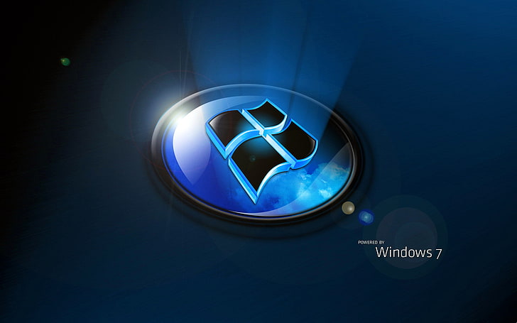 Logo Microsoft Windows 7, ordinateur, papier peint, logo, Windows 7, emblème, volume, système d'exploitation, Fond d'écran HD