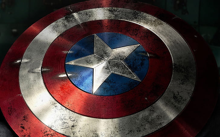 Captain America Shield, Captain America, HD tapet