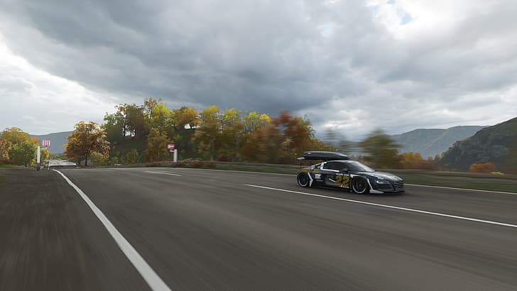 Forza, Forza Horizon, Forza Horizon 4, Audi, Audi R8, Audi R8 GT, Audi R8 GT Spyder, Jon Olsson, HD-Hintergrundbild
