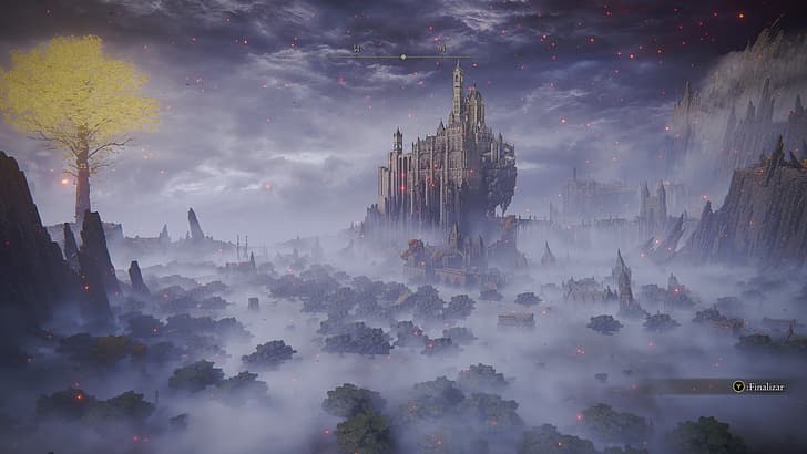 Elden Ring, grafica di videogiochi, castello fantasy, Sfondo HD