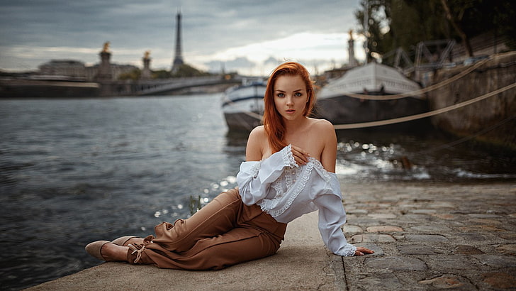 เสื้อแขนยาวผู้หญิง Georgy Chernyadyev ผู้หญิง Ekaterina Sherzhukova, วอลล์เปเปอร์ HD