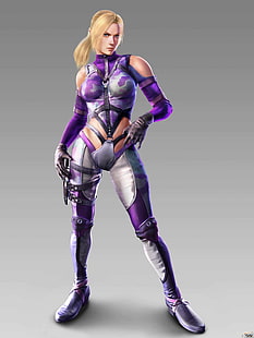 wanita pirang video game tekken nina williams 3000x4000 Video Game Tekken HD Seni, wanita, pirang, Wallpaper HD HD wallpaper