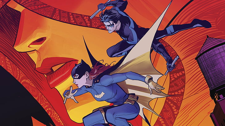 Comics, Nightwing, Batgirl, HD wallpaper