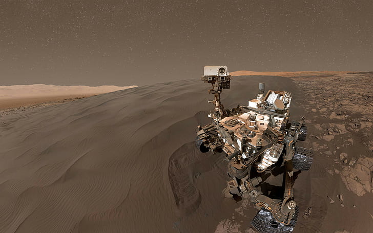 Mars, robot penjelajah, Keingintahuan, Wallpaper HD