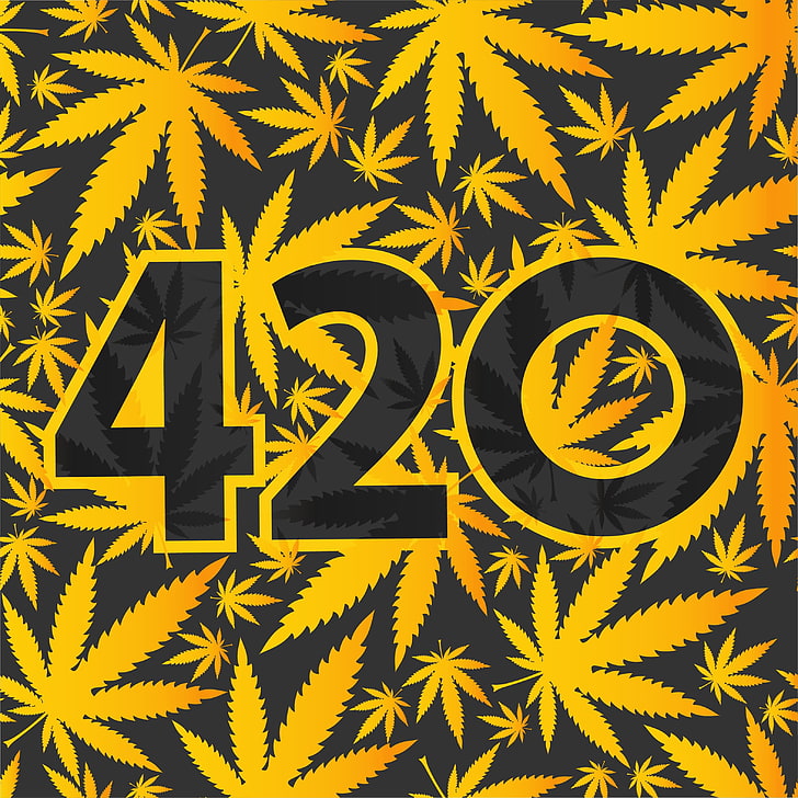 420, конопля, марихуана, сорняк, HD обои