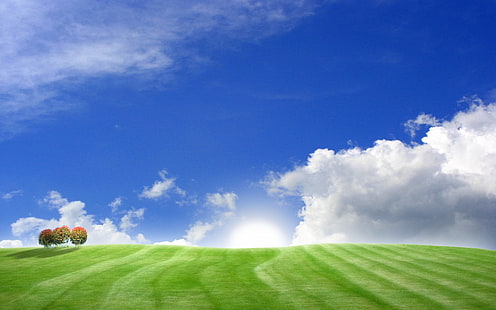 Blue Green Bliss, grün, blau, Glückseligkeit, HD-Hintergrundbild HD wallpaper